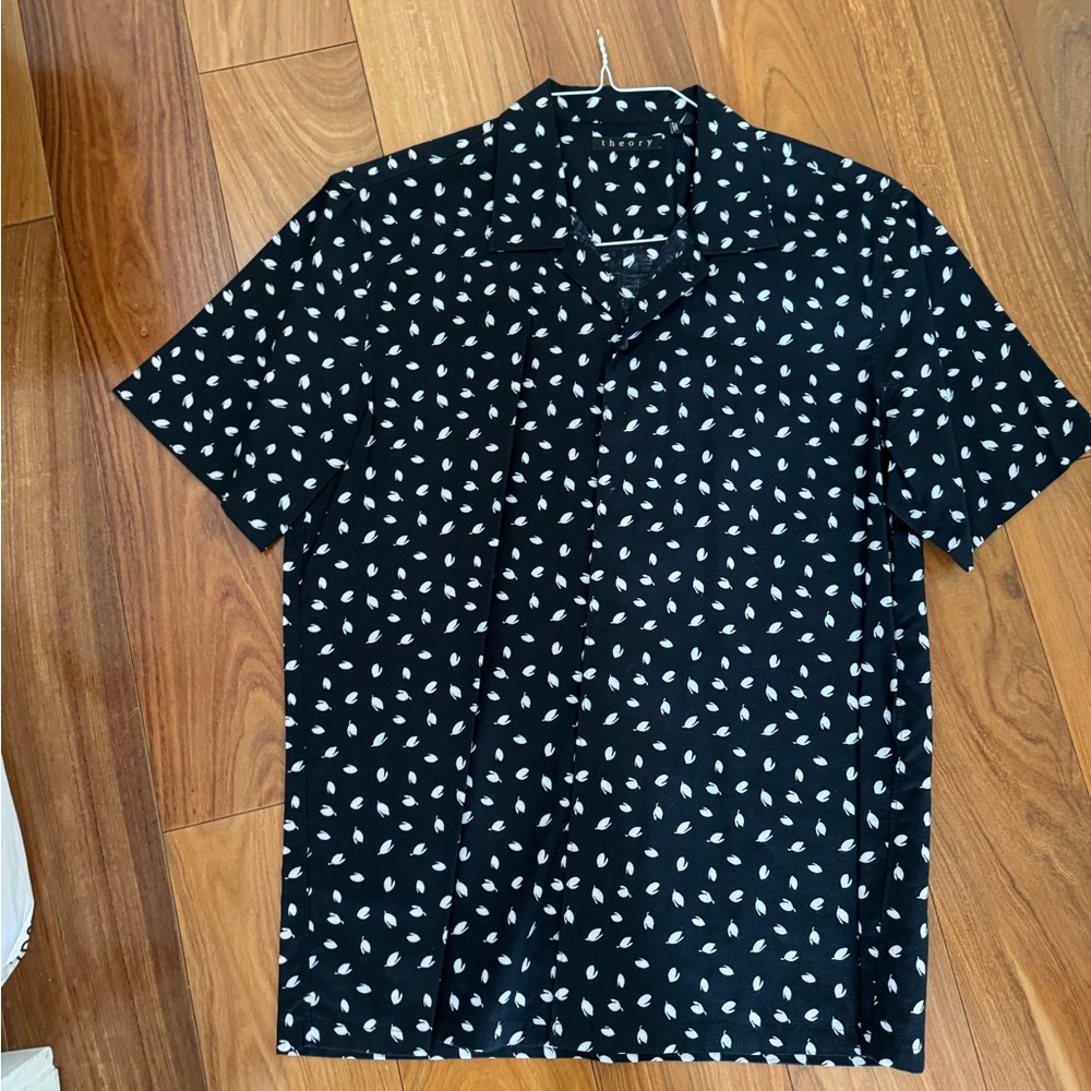 Men's Black Patterned Shirt